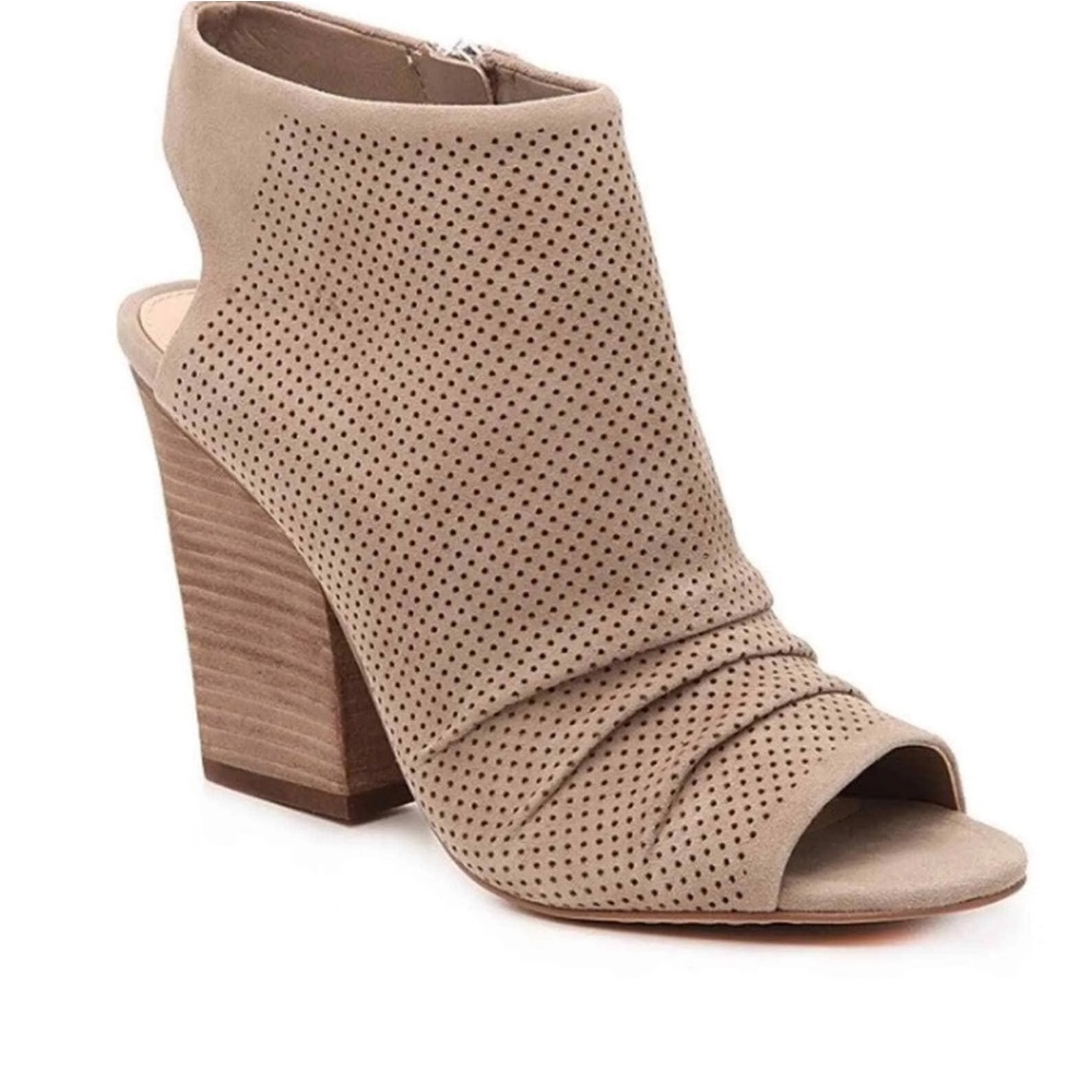Vince Camuto peep toe ankle boots